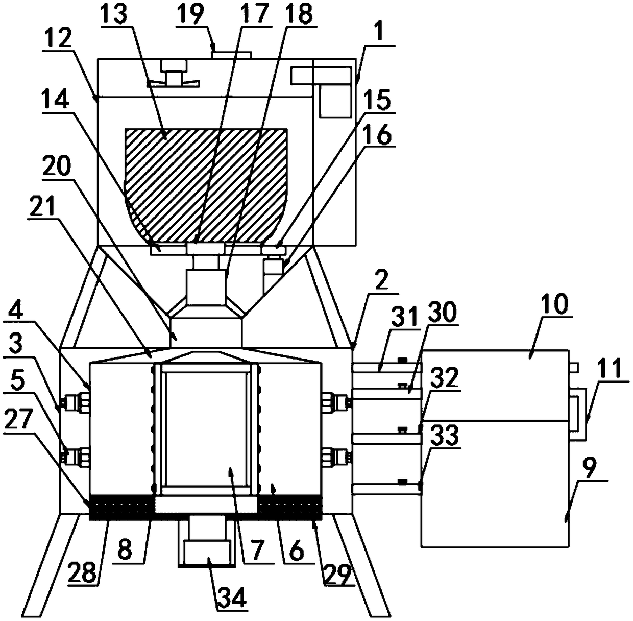 Saturated active carbon regeneration equipment