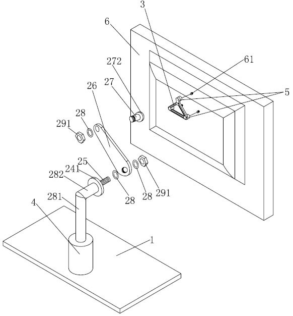 Rotary bracket for displayer