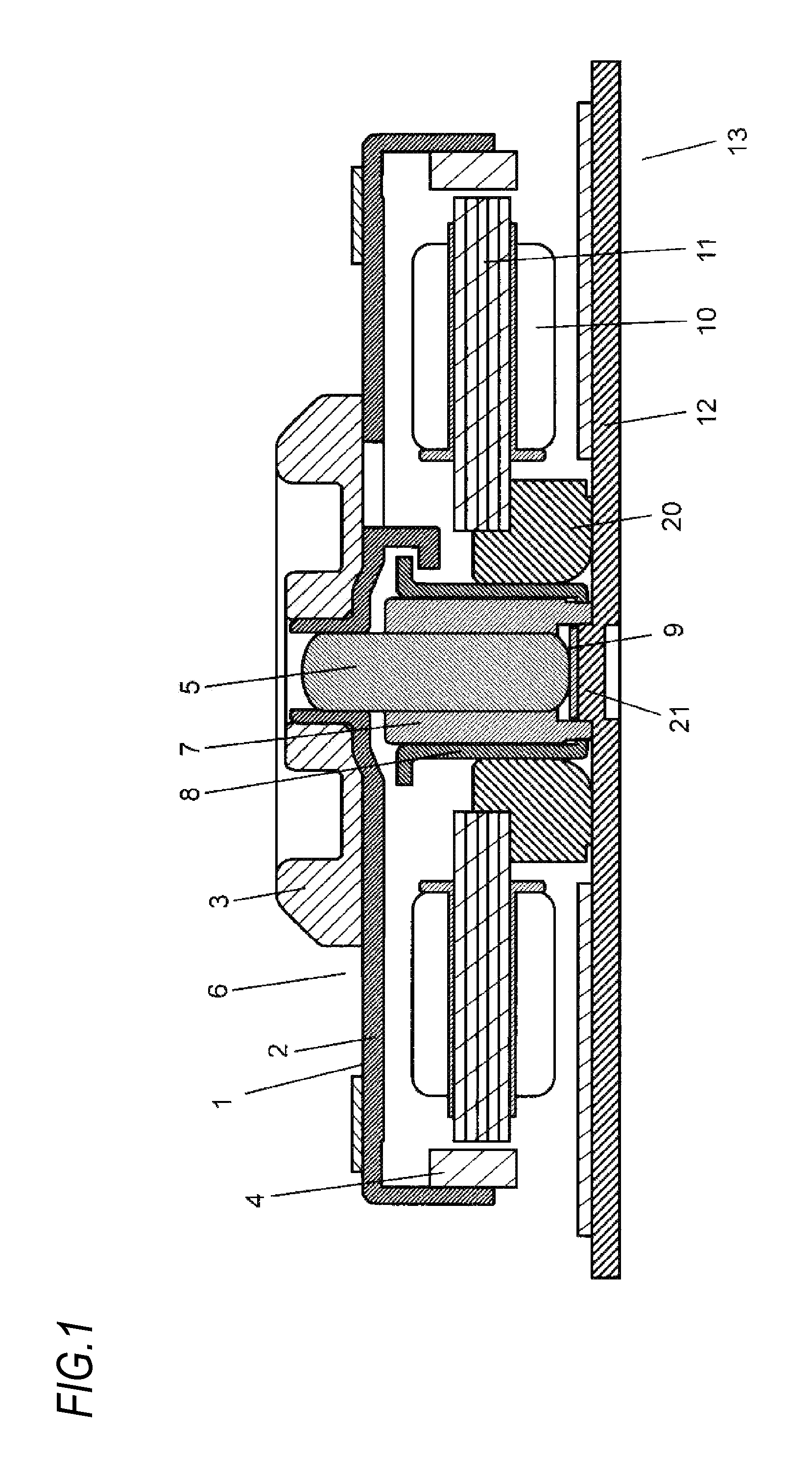 Disk-rotating motor and disk-driving device