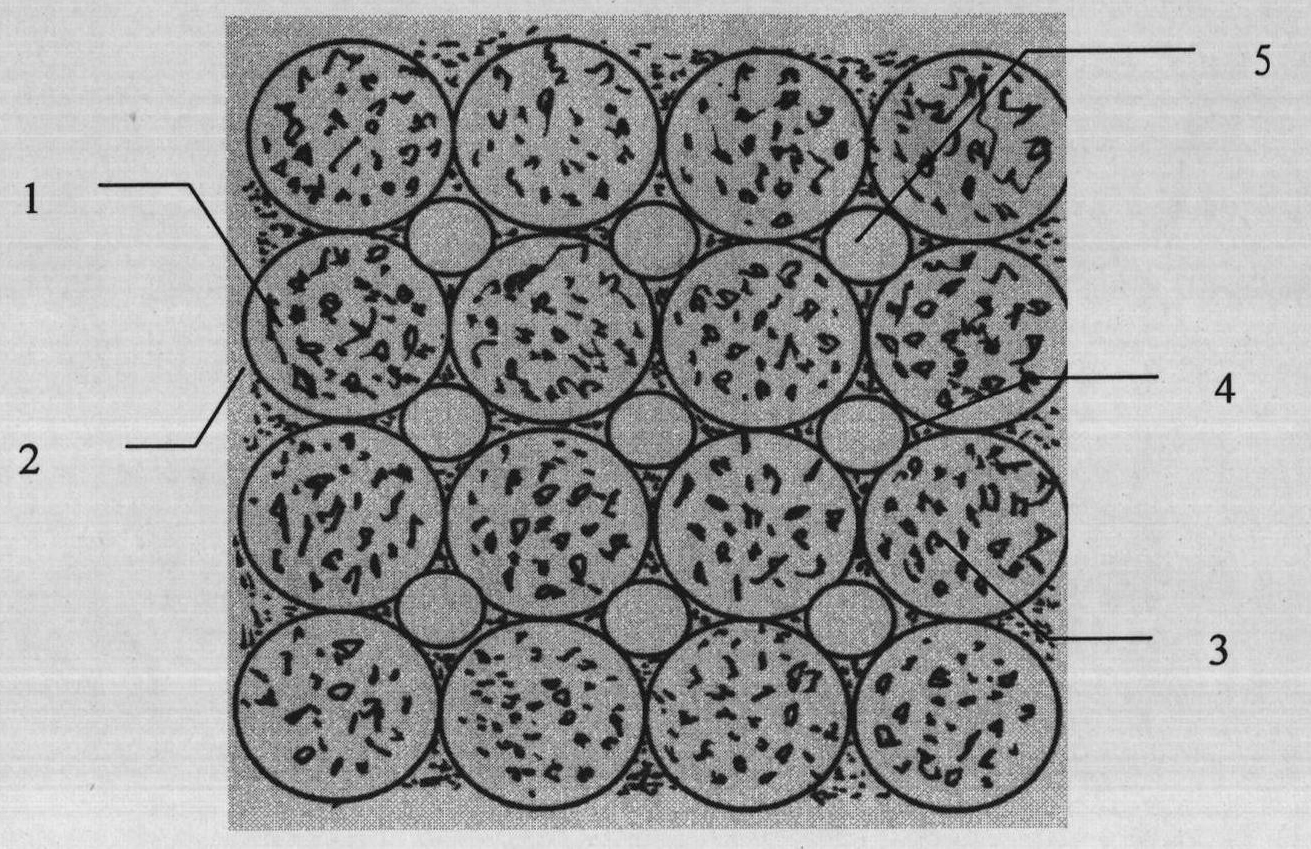 Method for constructing vegetation in ecological concrete spheres on river bank protection slope