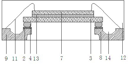 Multi-cycle arrangement carrier-free double-integrated chip (IC) package and production method