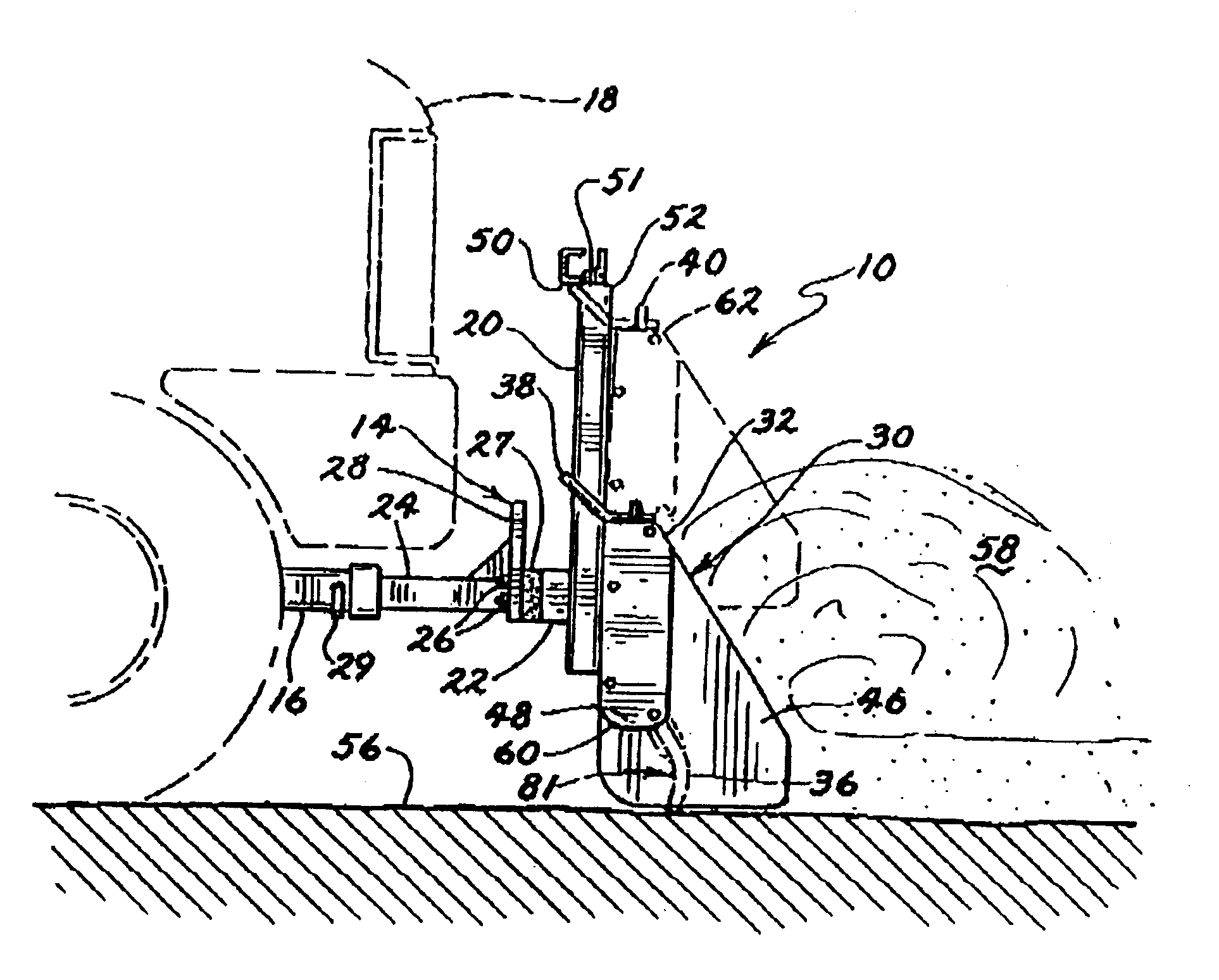 Snow plow for all terrain vehicle