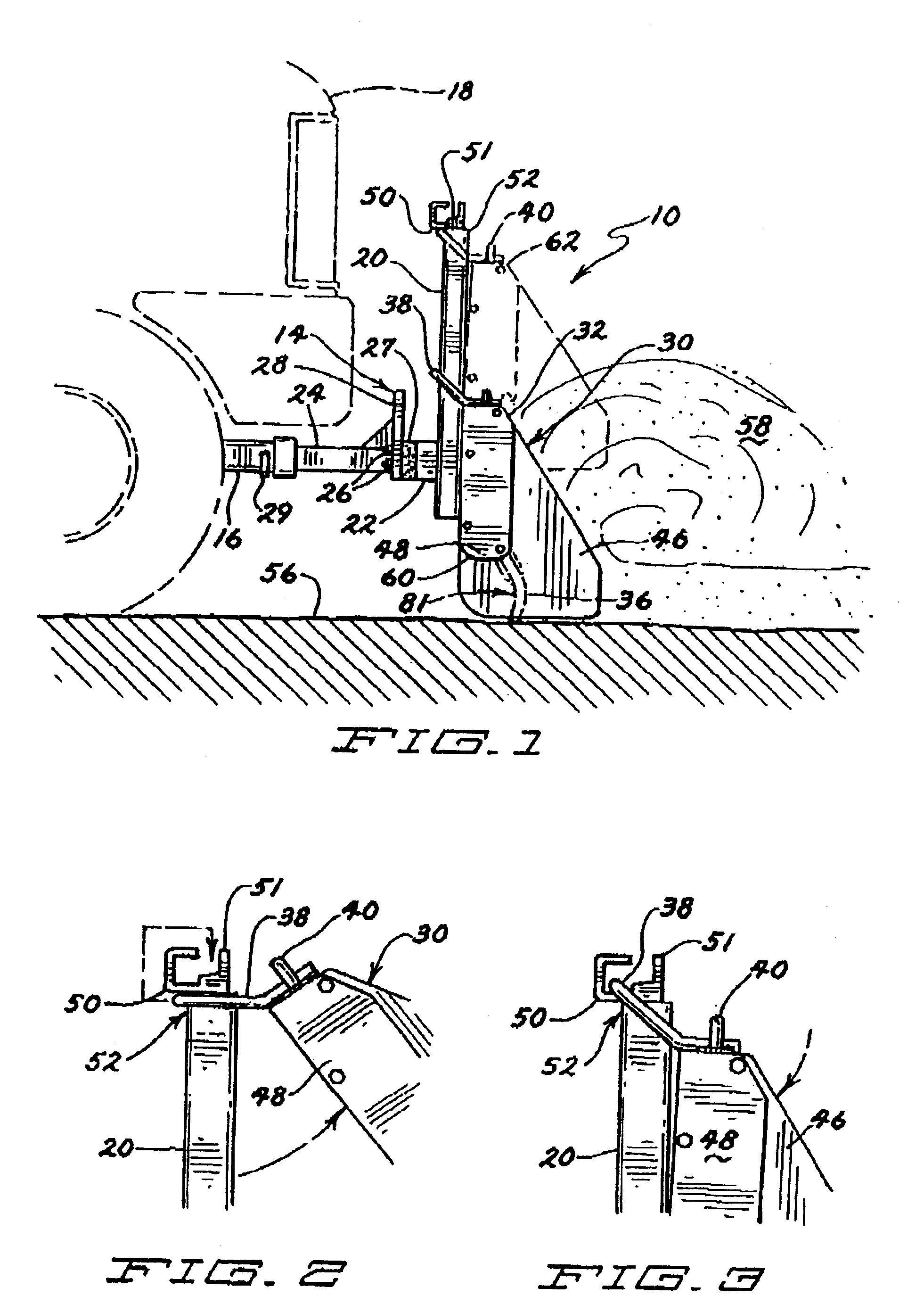 Snow plow for all terrain vehicle