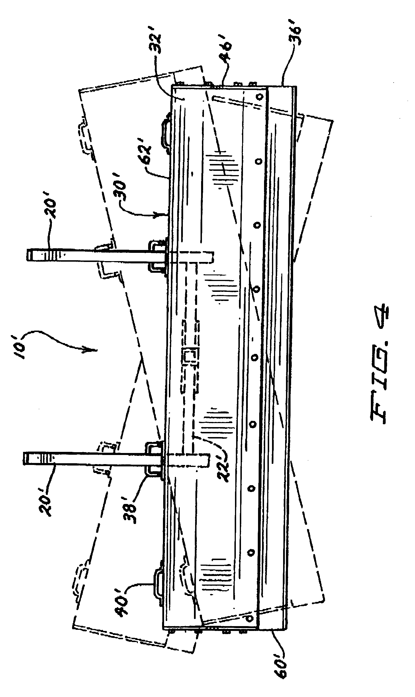 Snow plow for all terrain vehicle