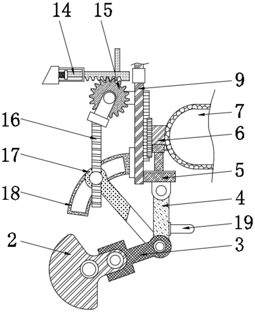 Temperature-dependent automatic adjusting device for microbial aerobic fermentation