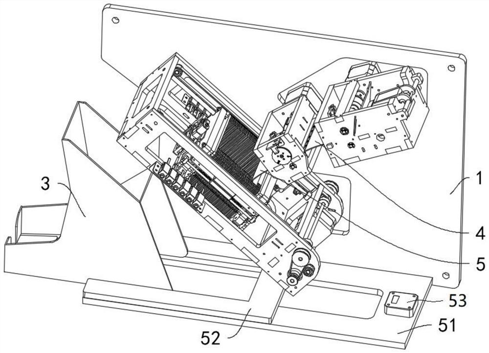 Traceable encryption card issuing device based on true random number