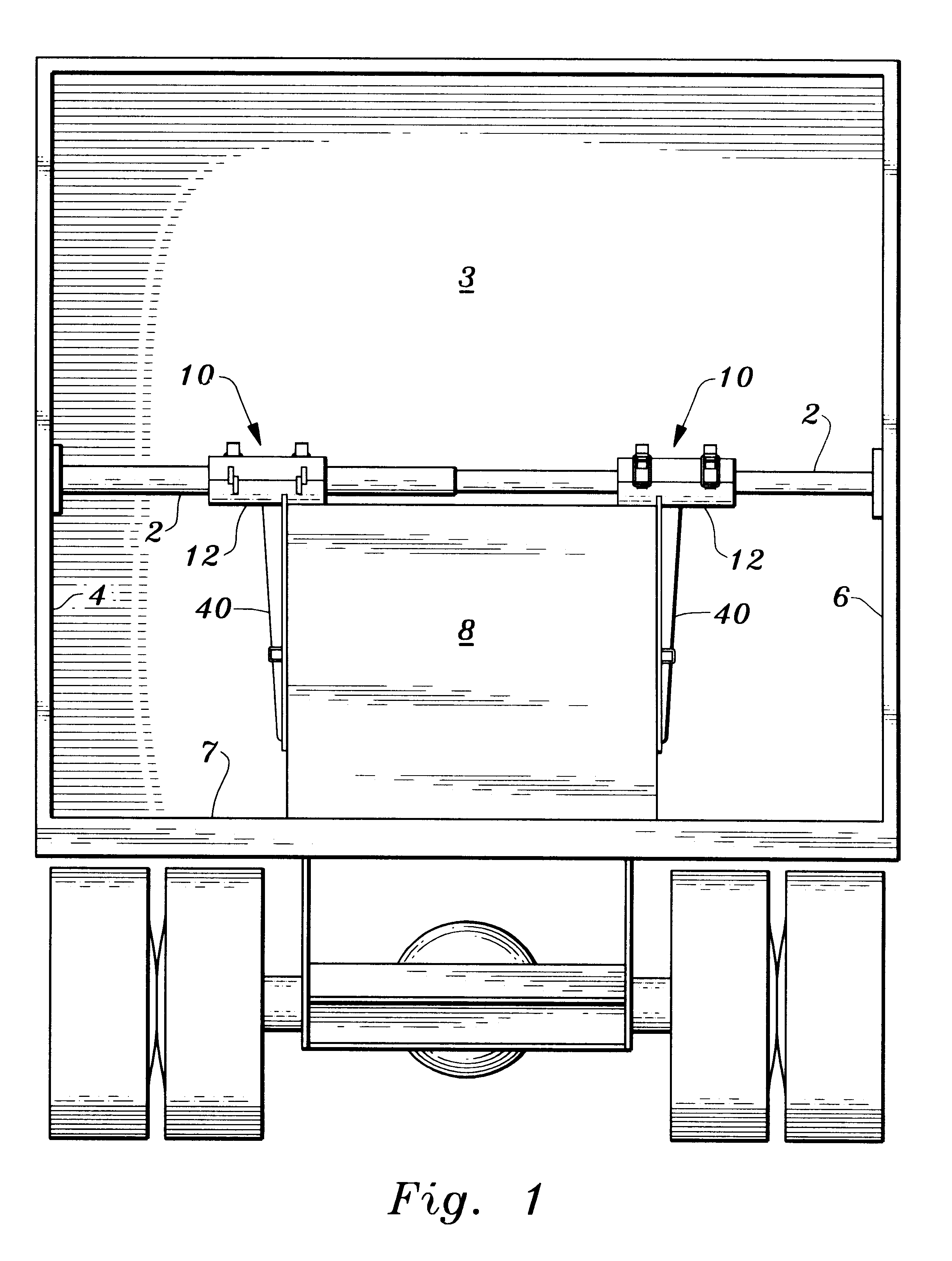 Lateral vehicle cargo restraint tool