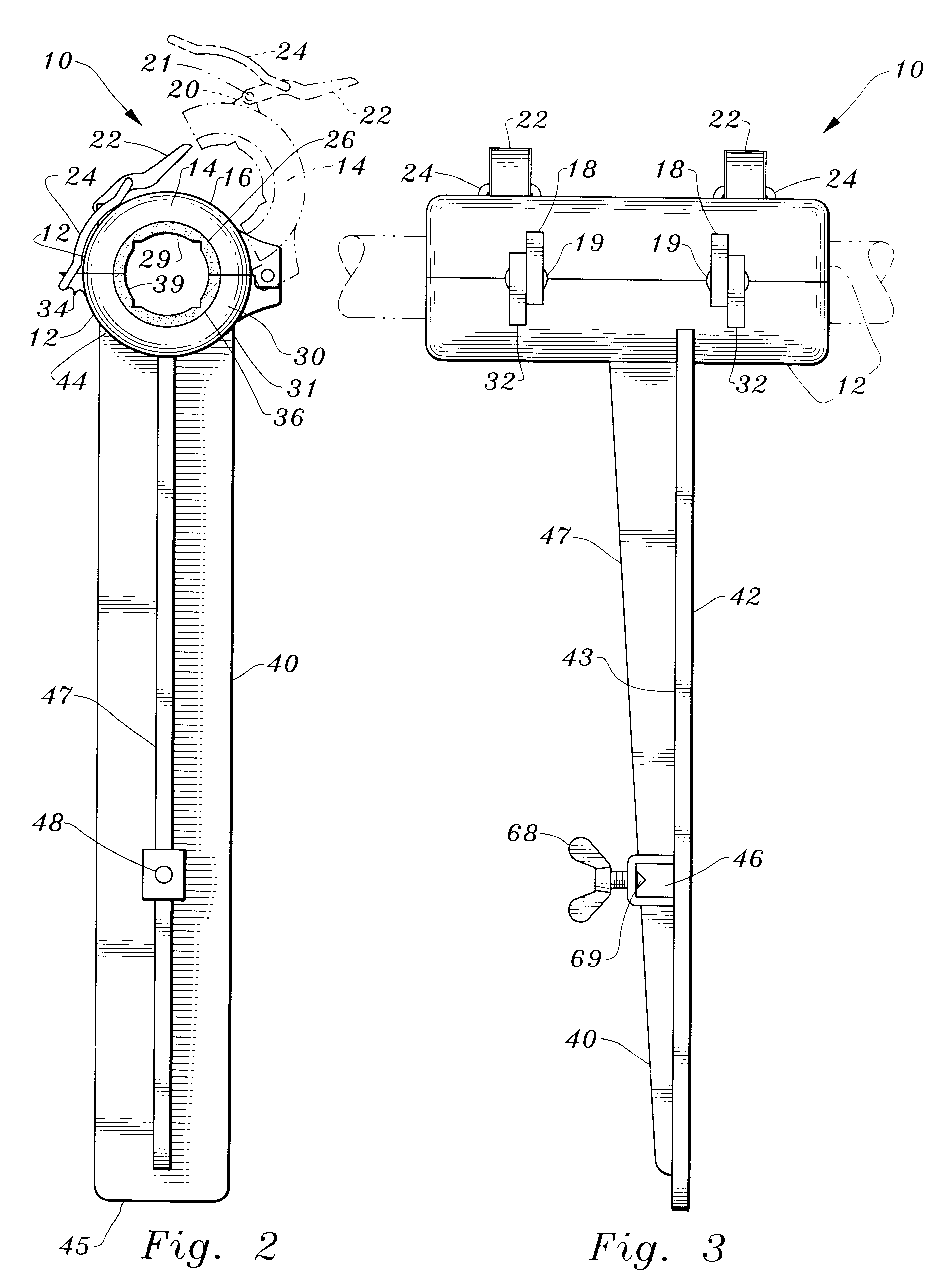 Lateral vehicle cargo restraint tool