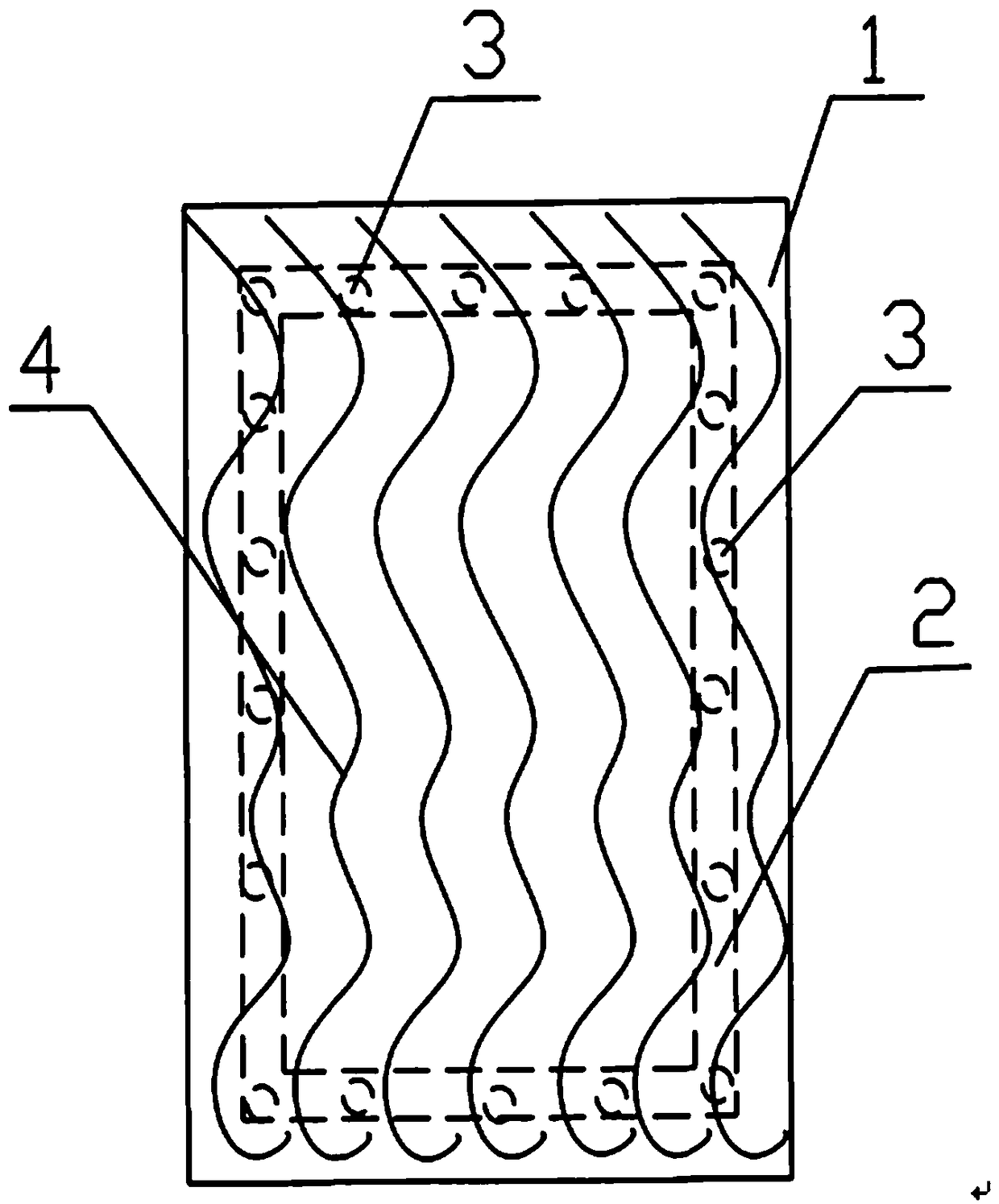 Quilt cover of which surface is provided with yarn