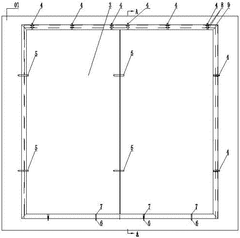 Whole-spinning plug-pin type integrated inner-partition wall board and installation method thereof