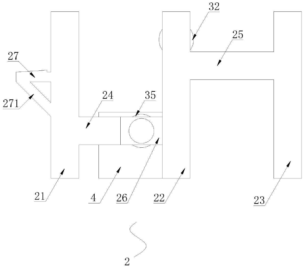 Metal coiled material surface embossing device based on same-side arrangement of rolling and discharging