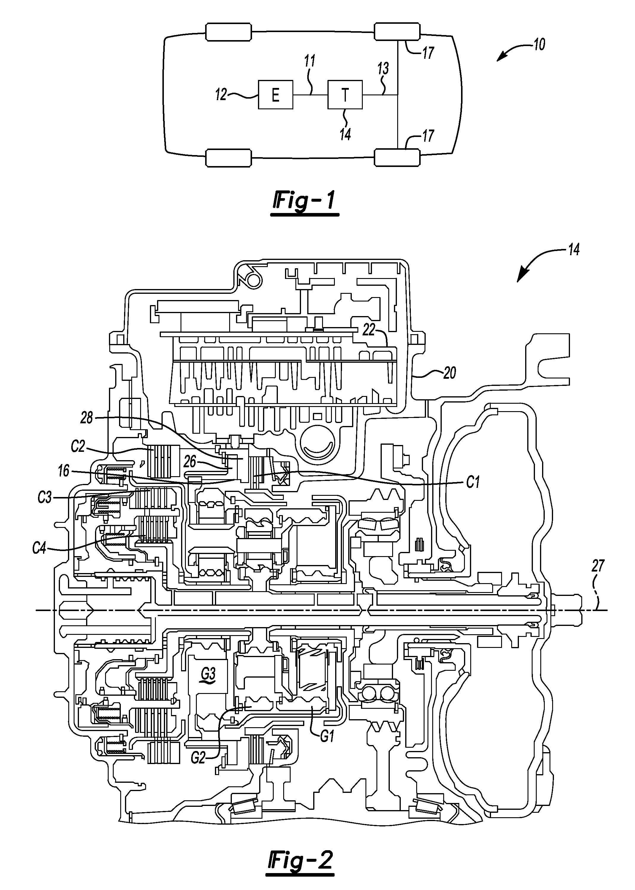 Front wheel drive automatic transmission with a selectable one-way clutch