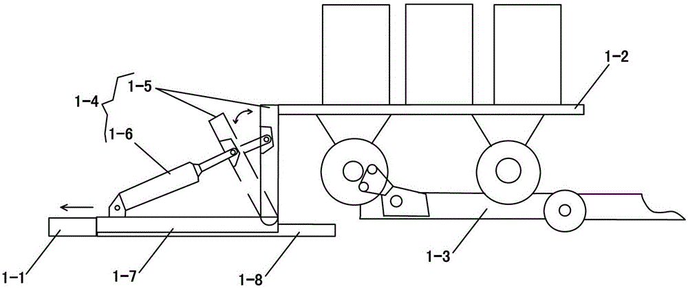 Working method of hollow block and brick automatic hydraulic forming machine