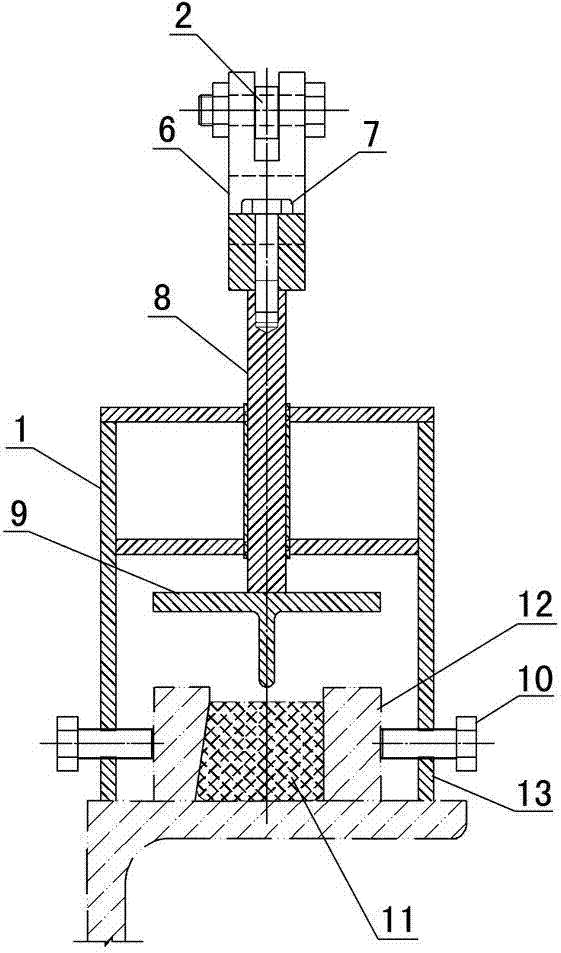 Portable rubber strip compression reaction force detection device