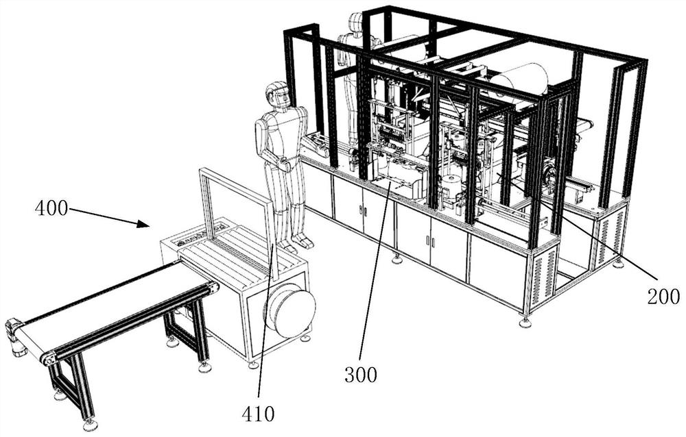 Cone yarn packaging device