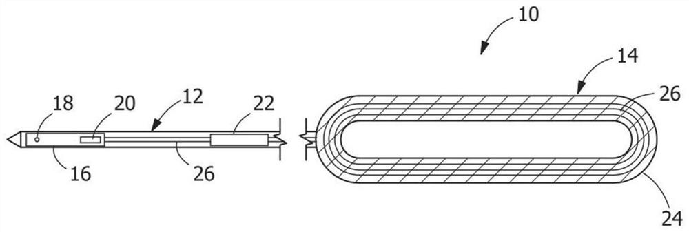 Wireless energy-harvesting sensor probe