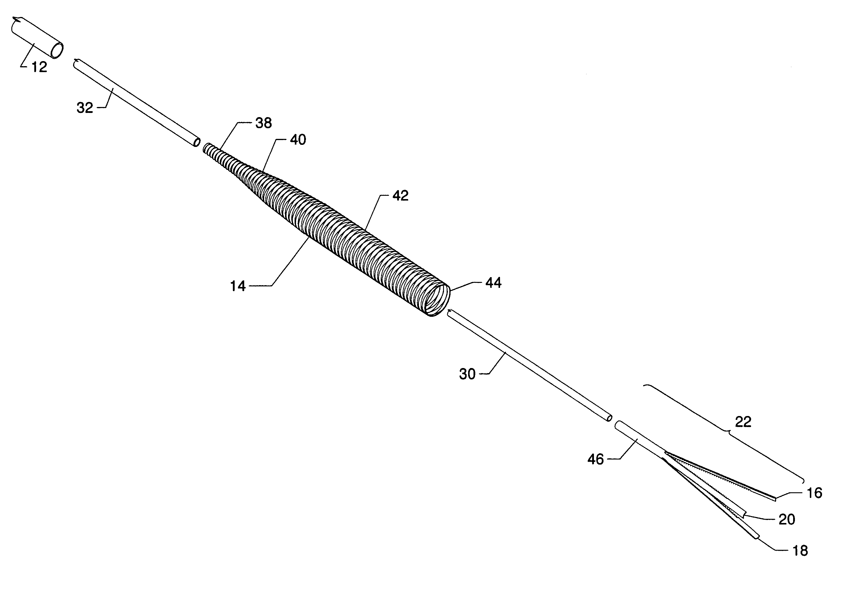 Catheter for removal of an organized embolic thrombus