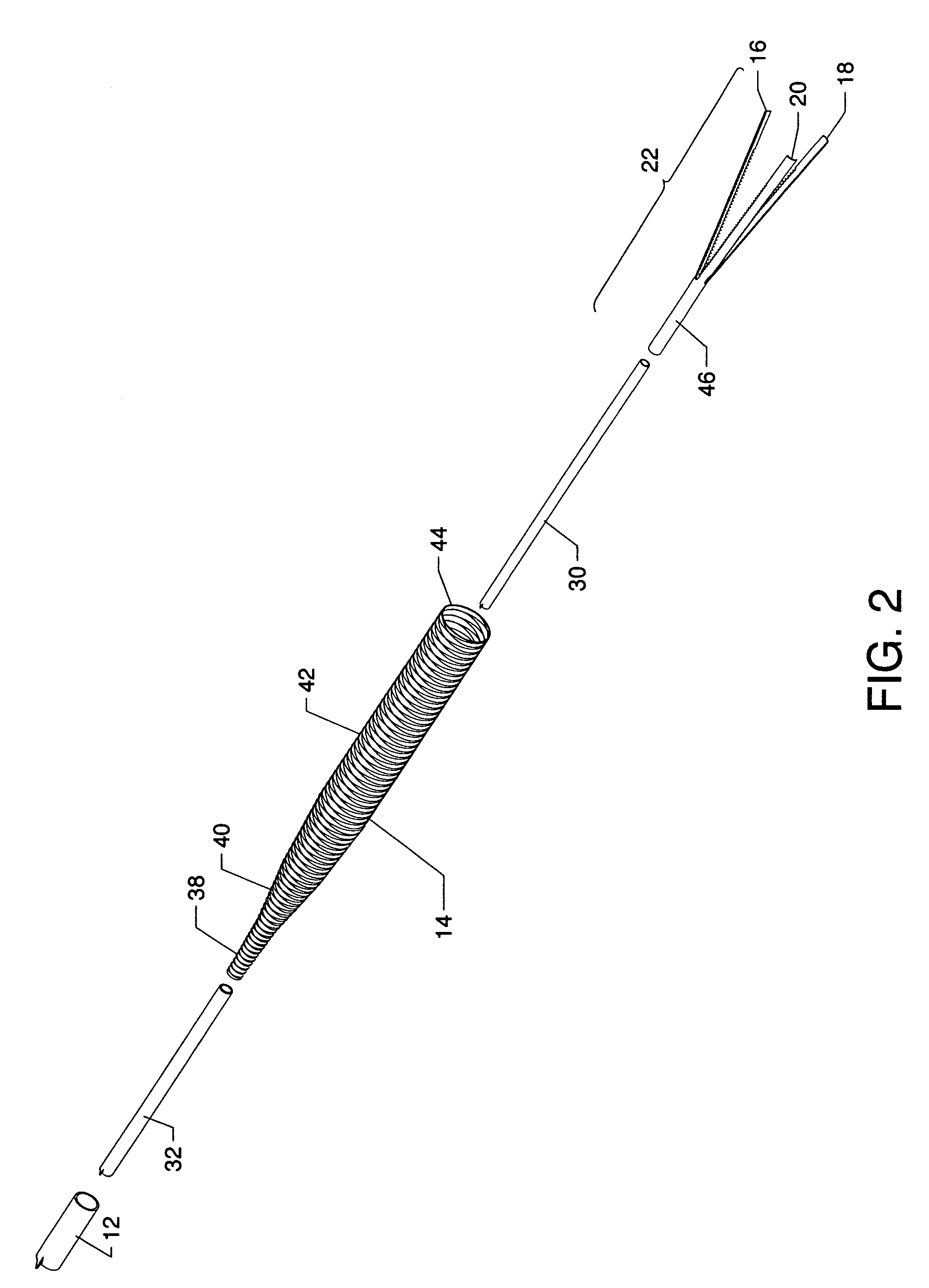 Catheter for removal of an organized embolic thrombus