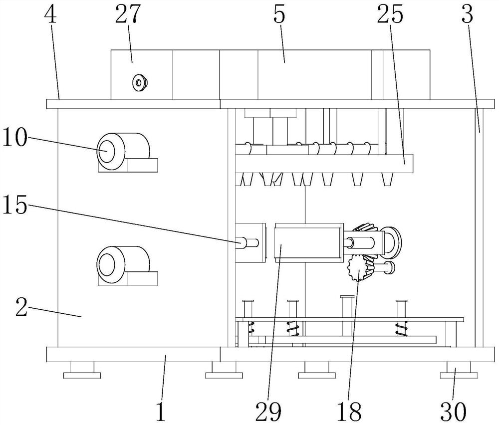 Paint spraying device for high-altitude air fan production and manufacturing and spraying method thereof