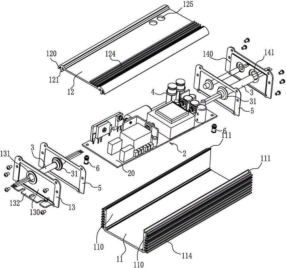 Outdoor LED driving power supply