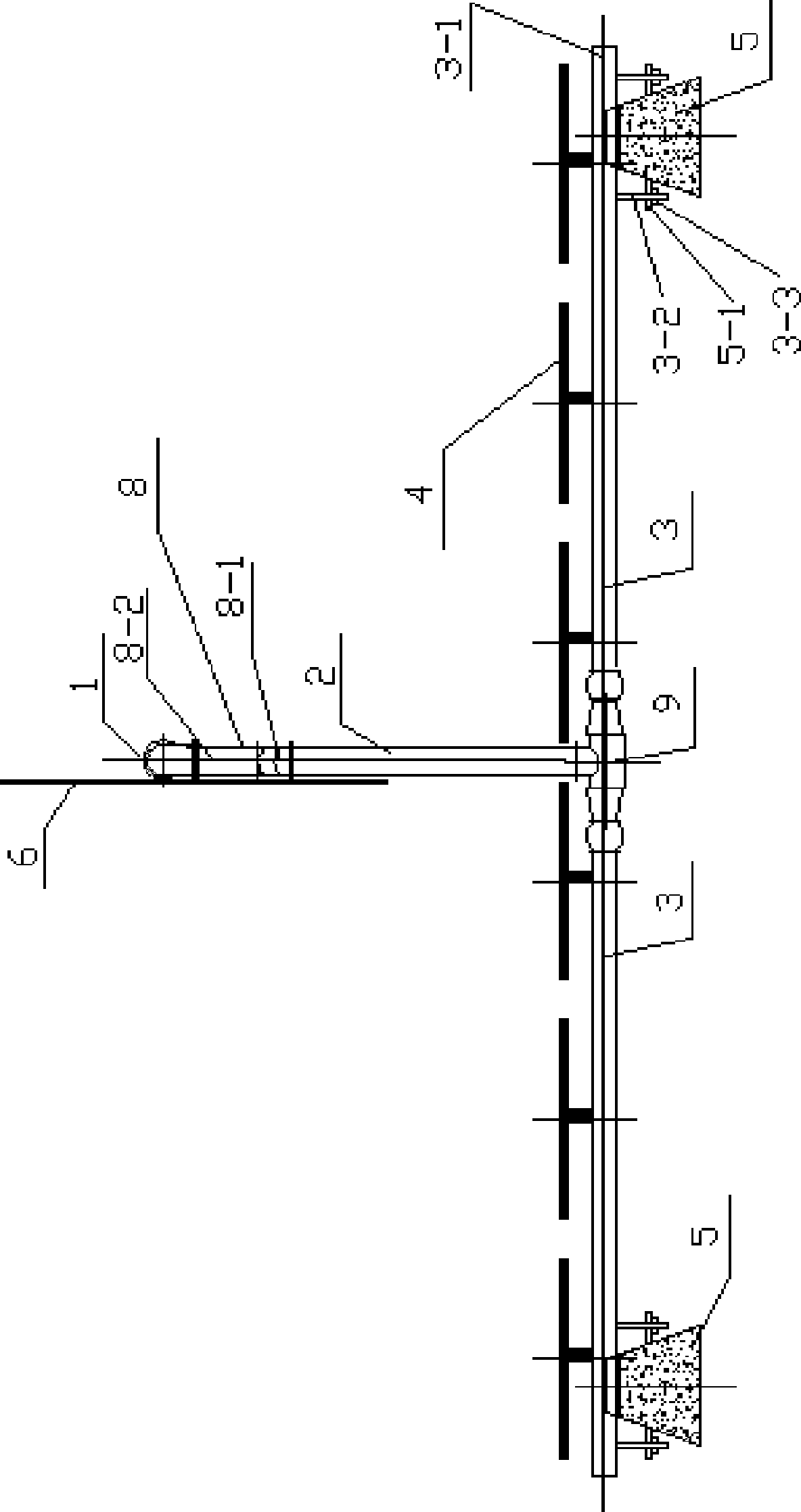 Novel water course aeration device, mounting, using method and uses thereof