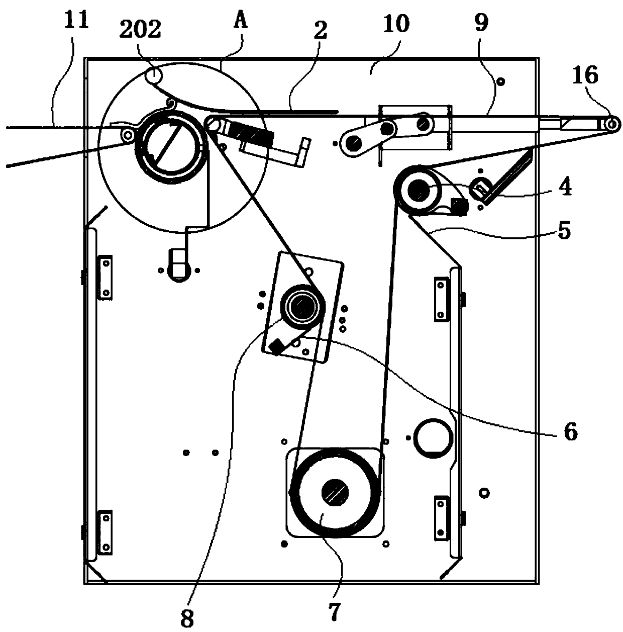 Croissant negative pressure initiation roll-up device