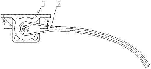 Crop row detection sensor for row operation of stalk crops