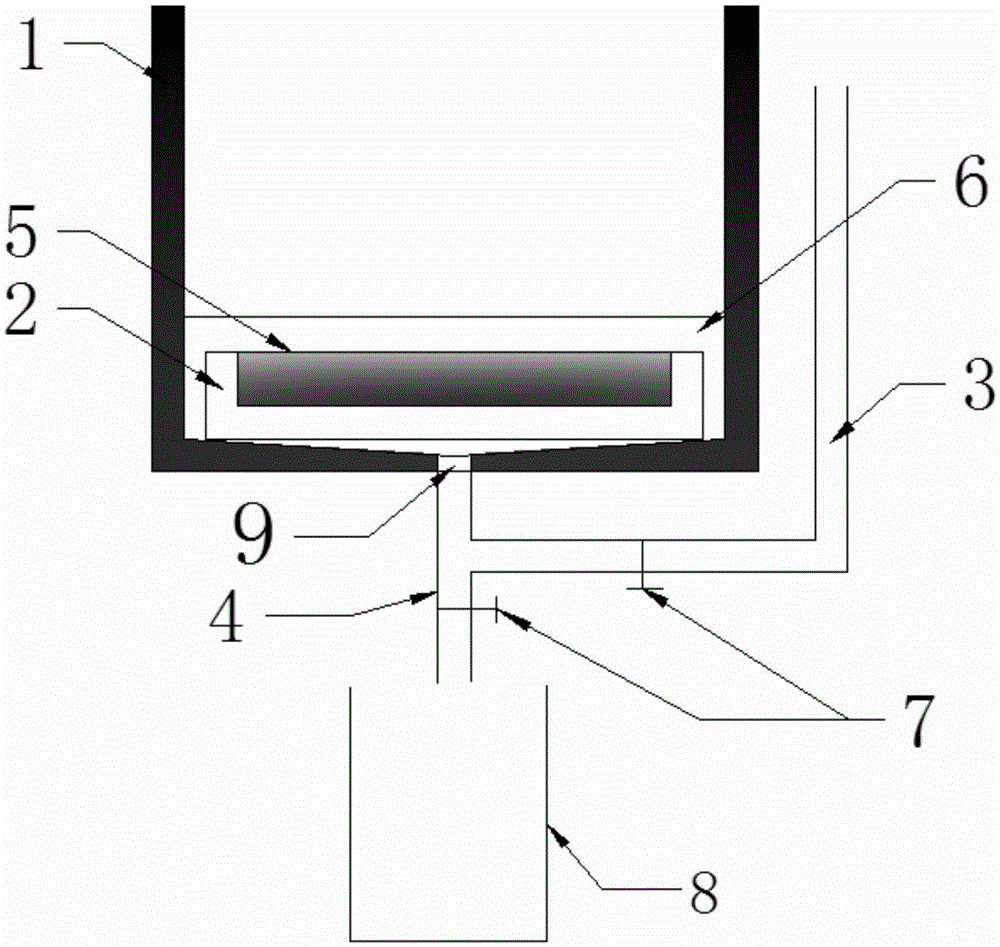 Asphalt regenerating agent diffusion test device and testing method