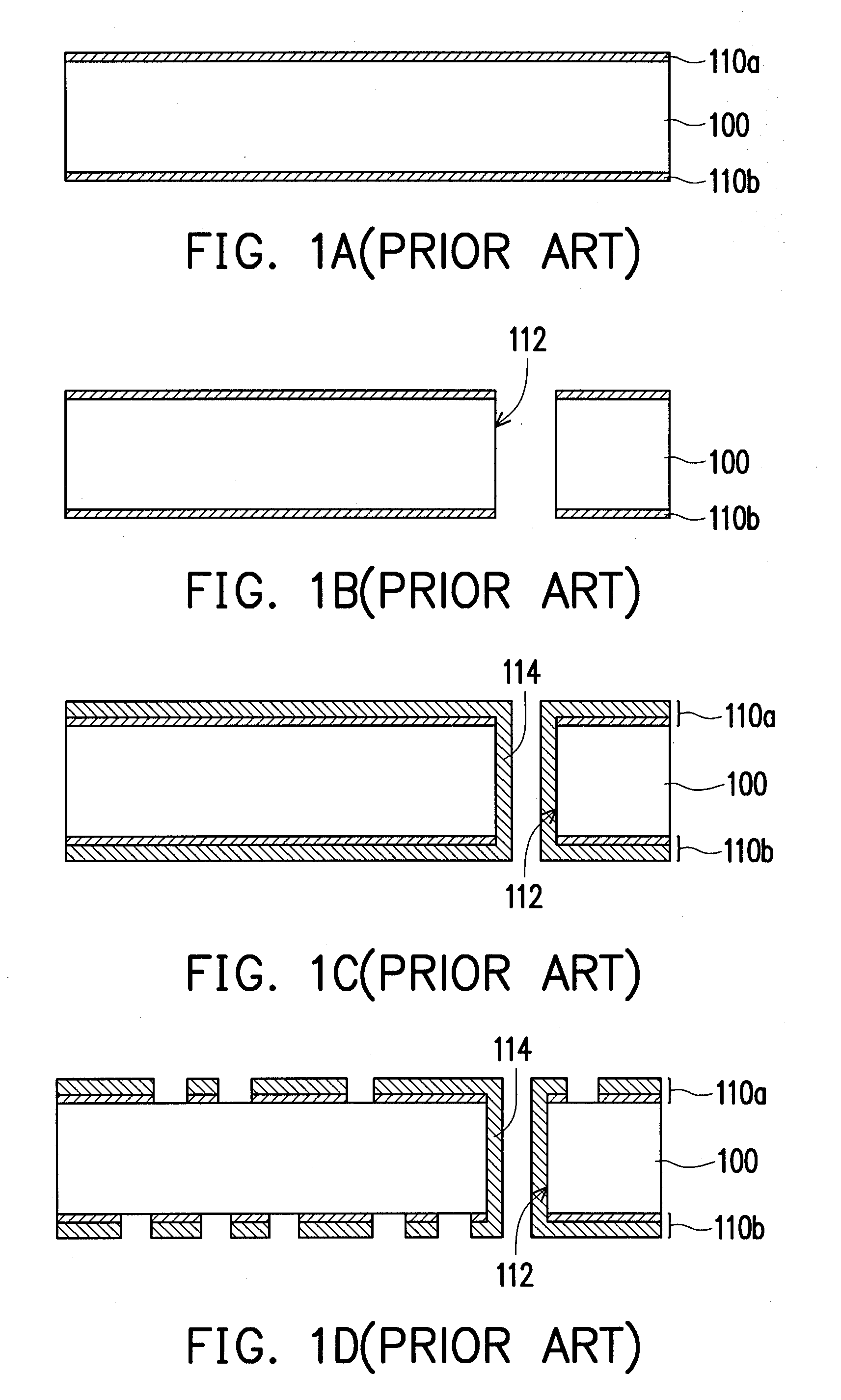 Structure and manufacturing process for circuit board