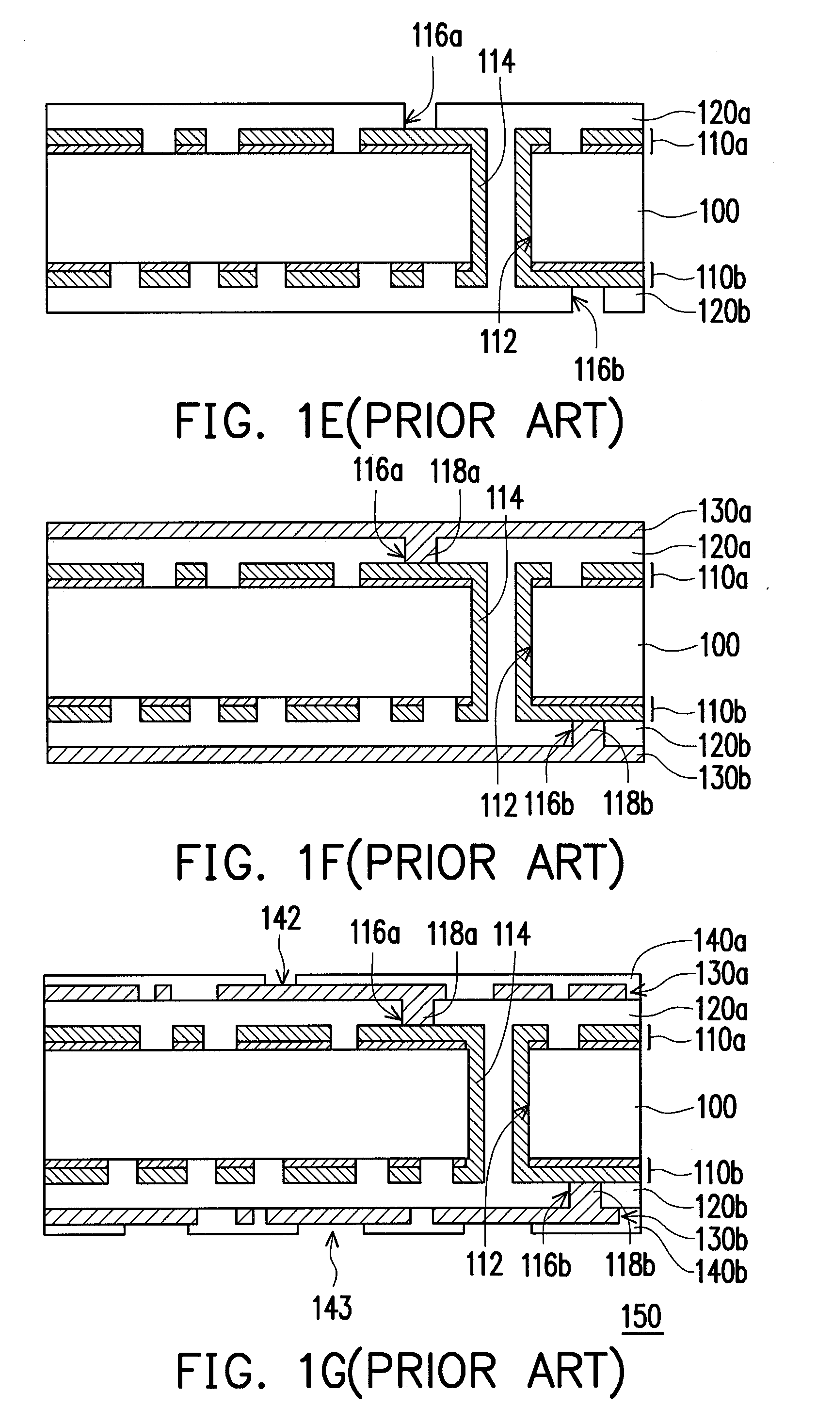 Structure and manufacturing process for circuit board