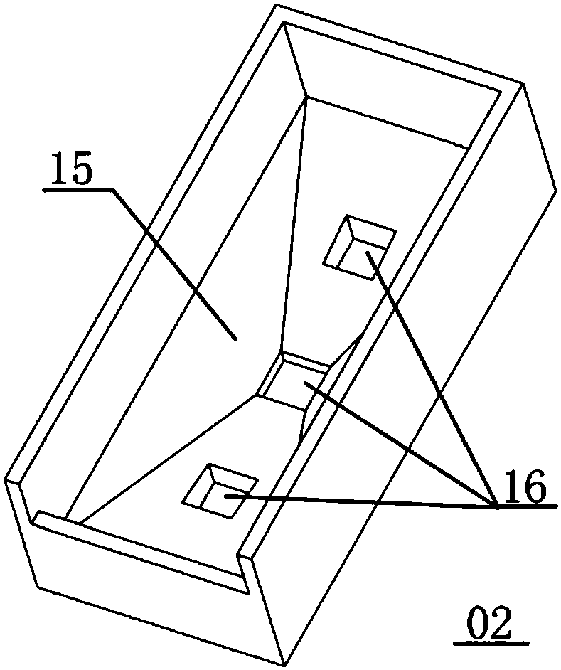 Fan blade step array type ultrasonic shot peening device and method