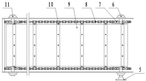 Combined conveying device