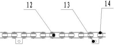 Combined conveying device