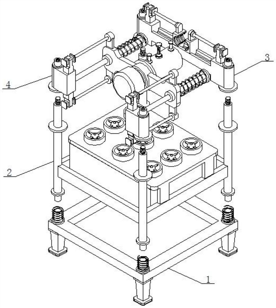 A device for producing high-strength, high-toughness, high-wear-resistance cemented carbide glass cutter drilling tools