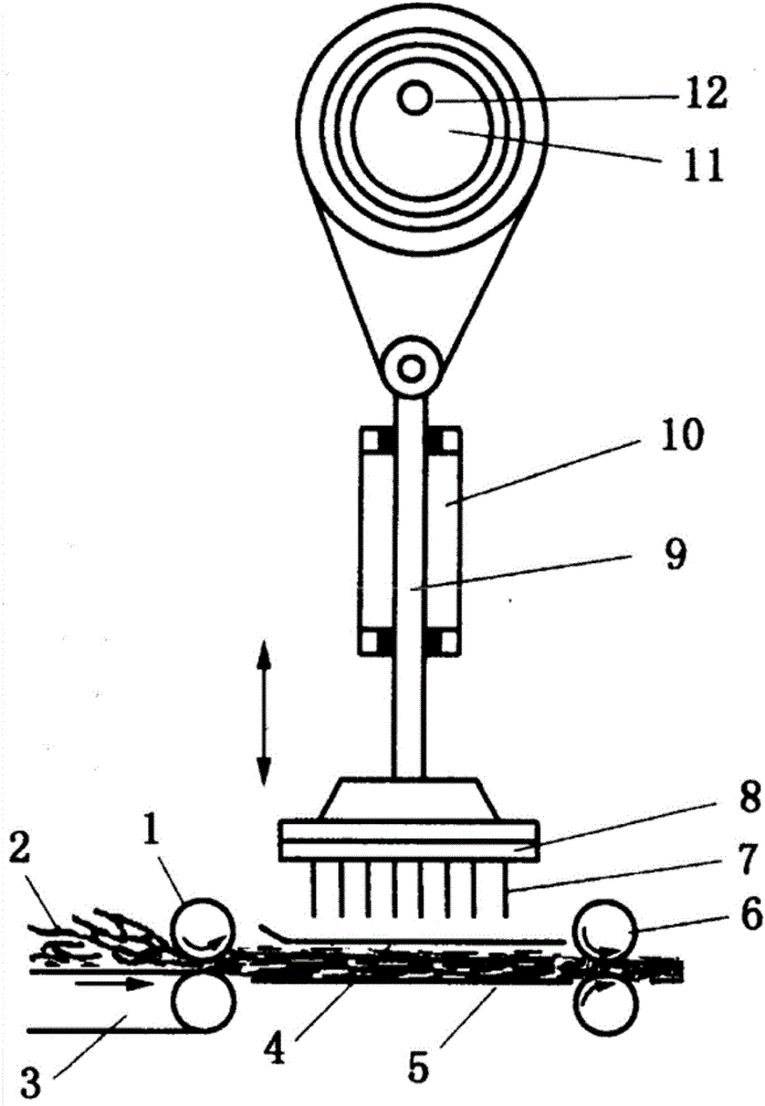 Punctiform needle-punching equipment and processing technique