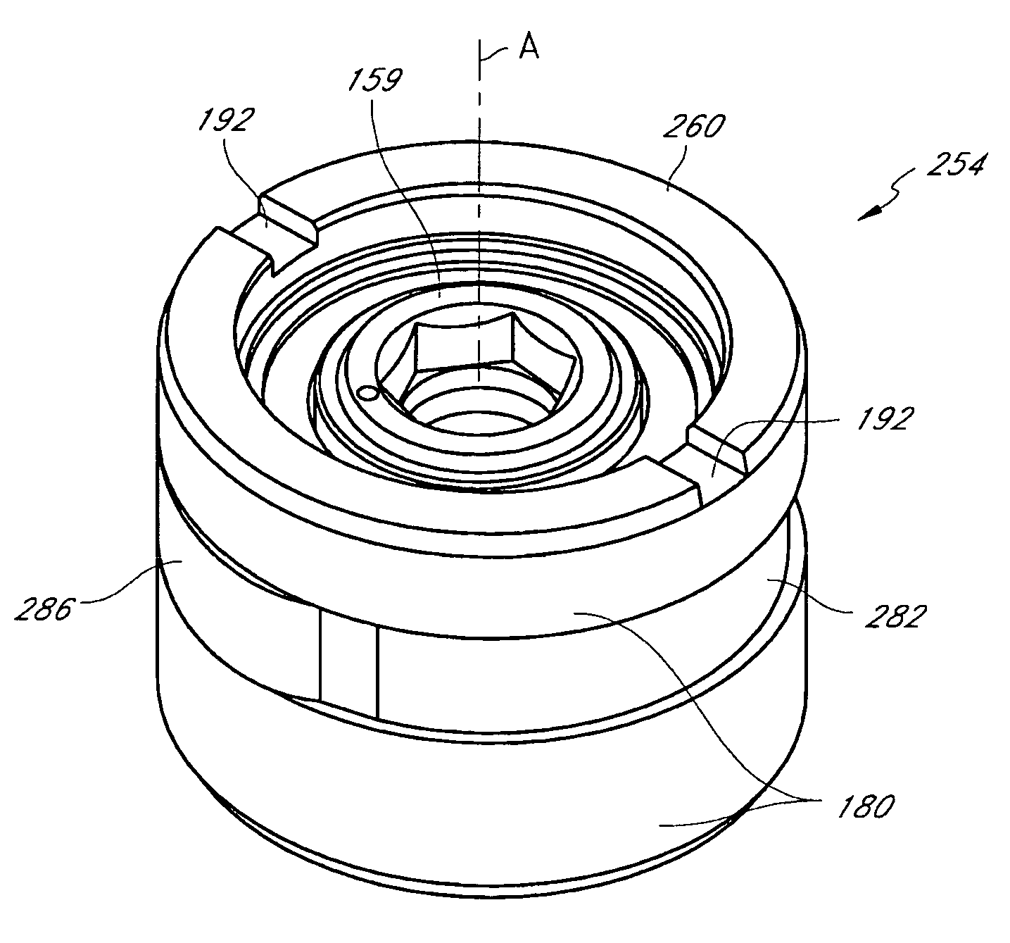 Disk drive actuator rotary bearing attachment with cam member