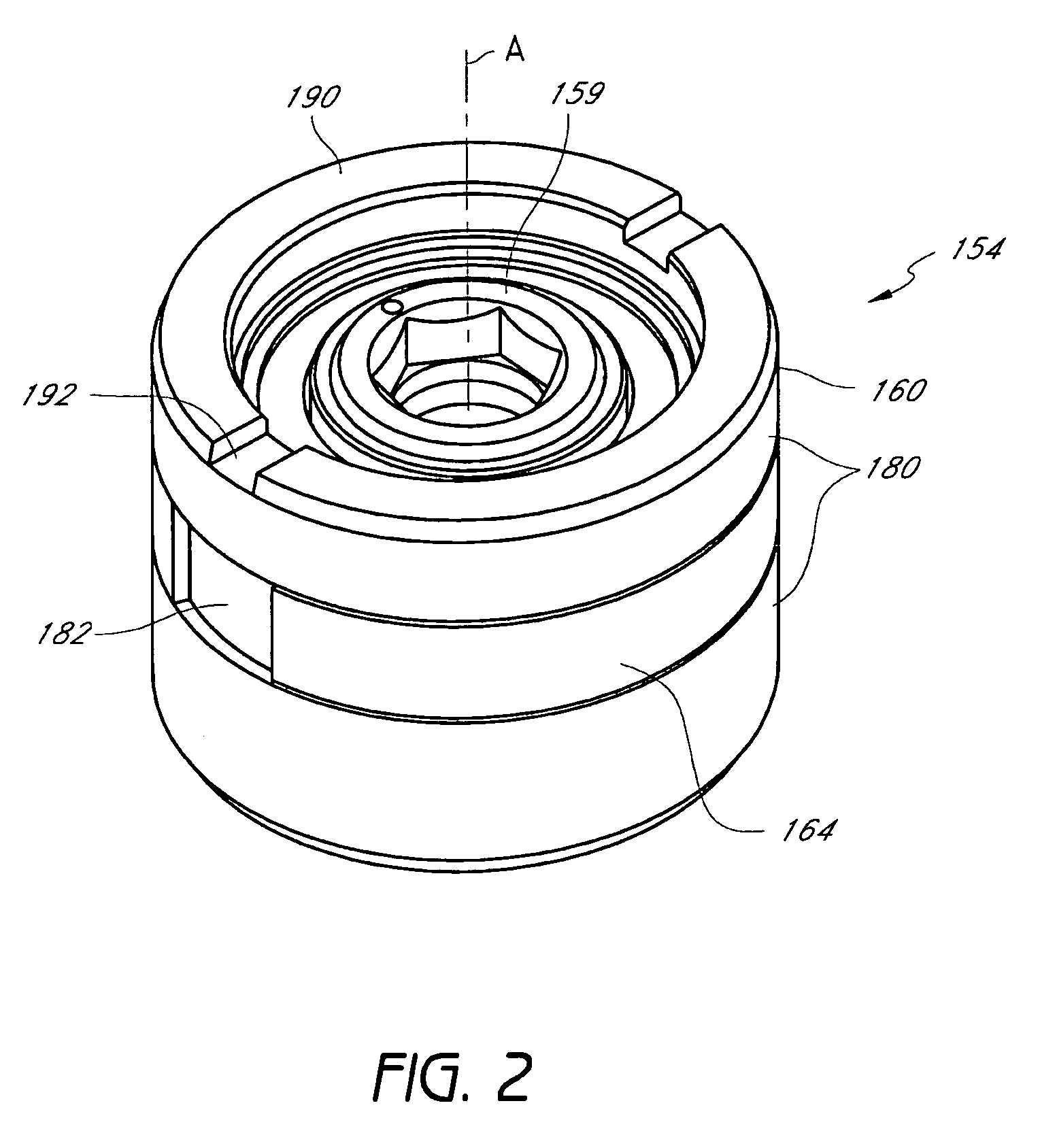 Disk drive actuator rotary bearing attachment with cam member