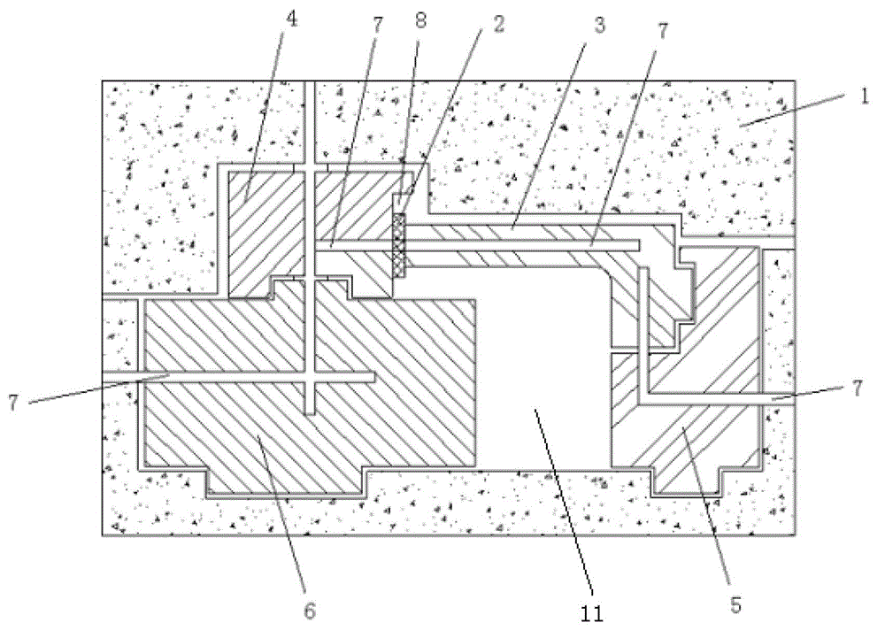 Engine block mold