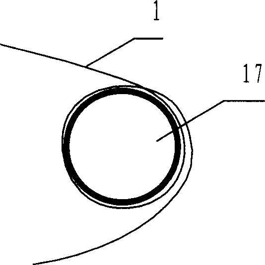 Core-spun yarn spinning device