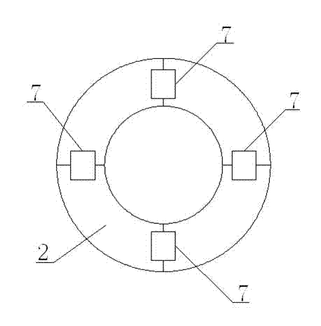 Collecting device of greenhouse gases released by lake and reservoir water bodies and analysis method of release rate