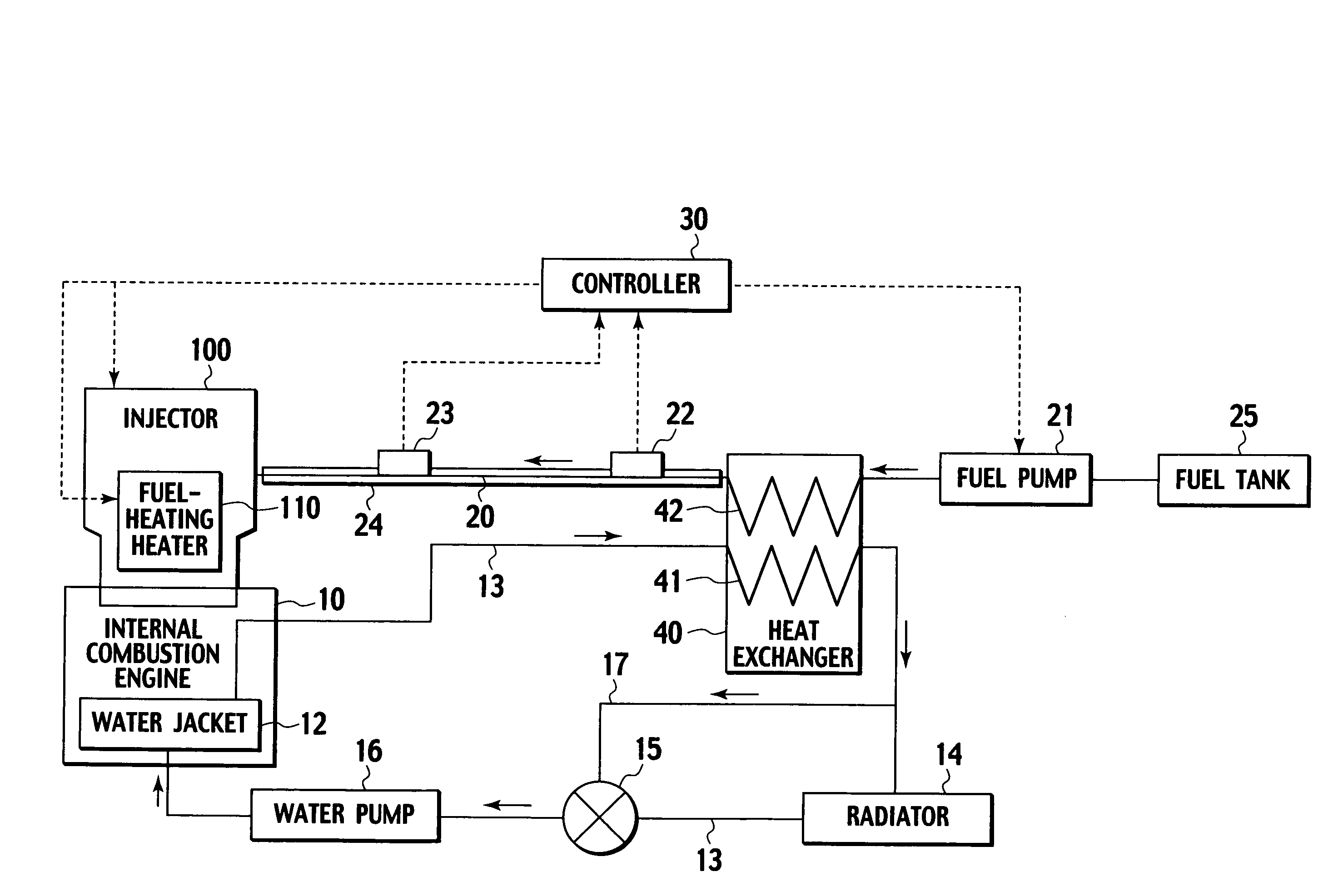 Fuel injection system of internal combustion engine, and fuel injection method of the internal combustion engine