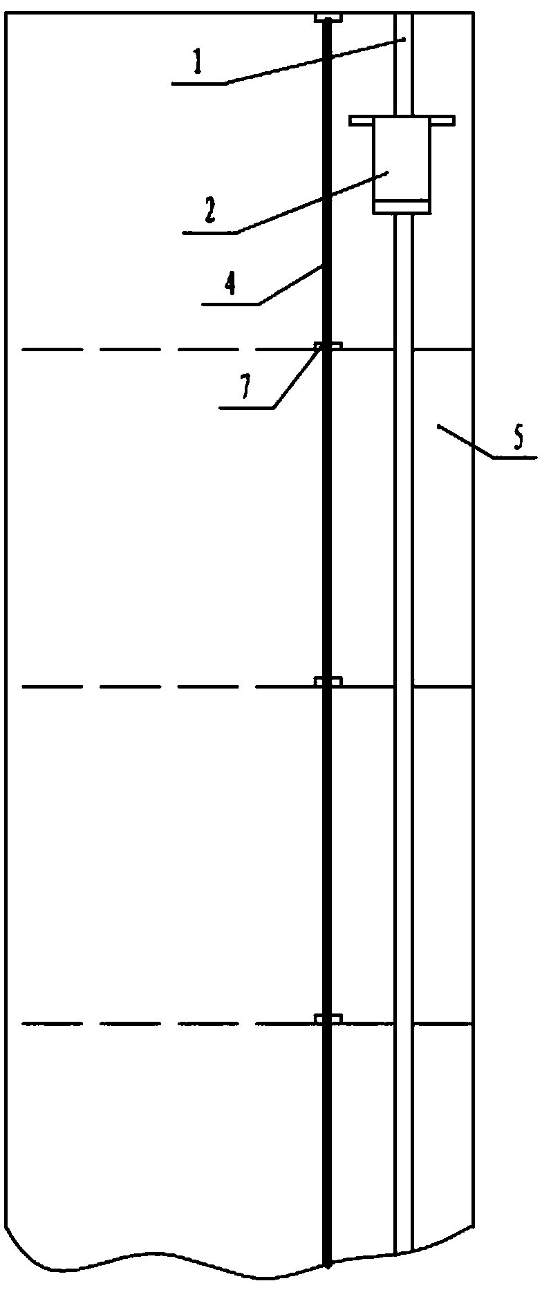 Vertical high-rise escape device and usage method thereof