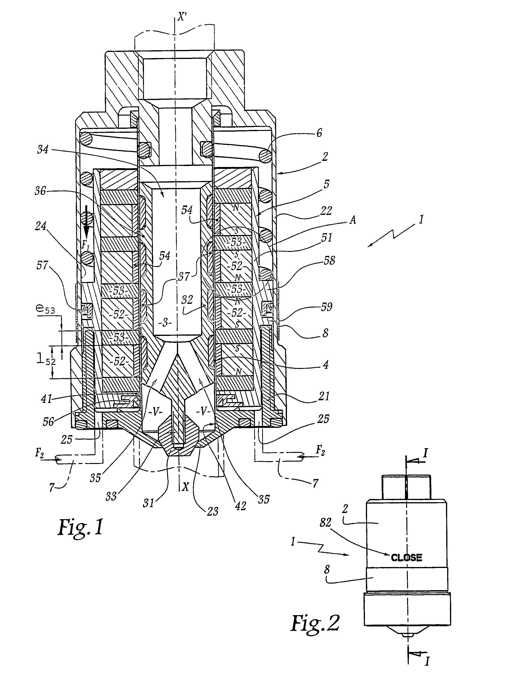 Magnetically-coupled valve