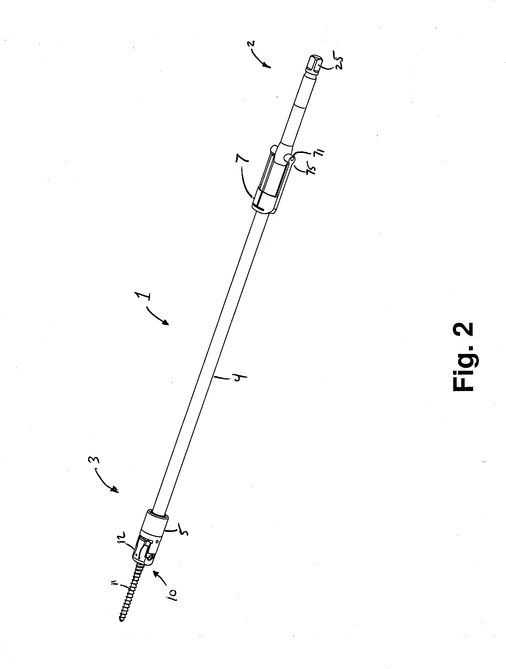 Insertion Instrument for a Spinal Fixation System