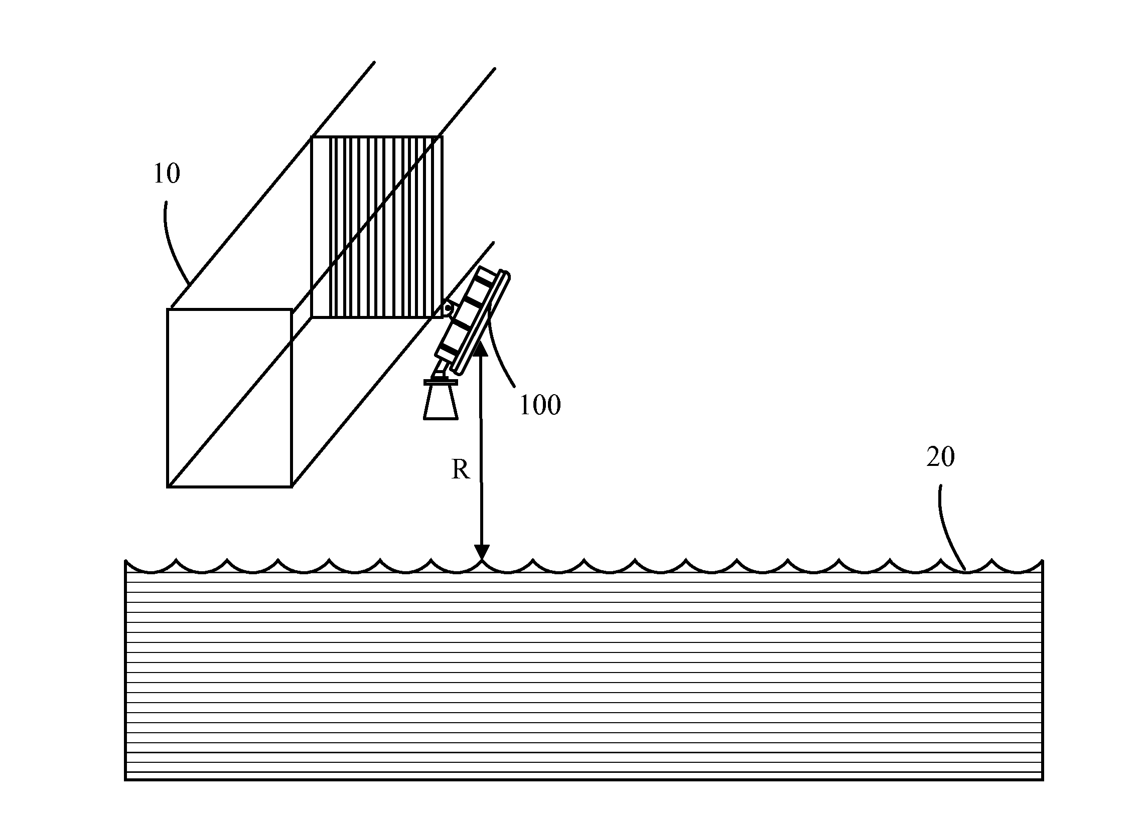 Device for Measuring Surface Speed and Liquid Level of Fluid