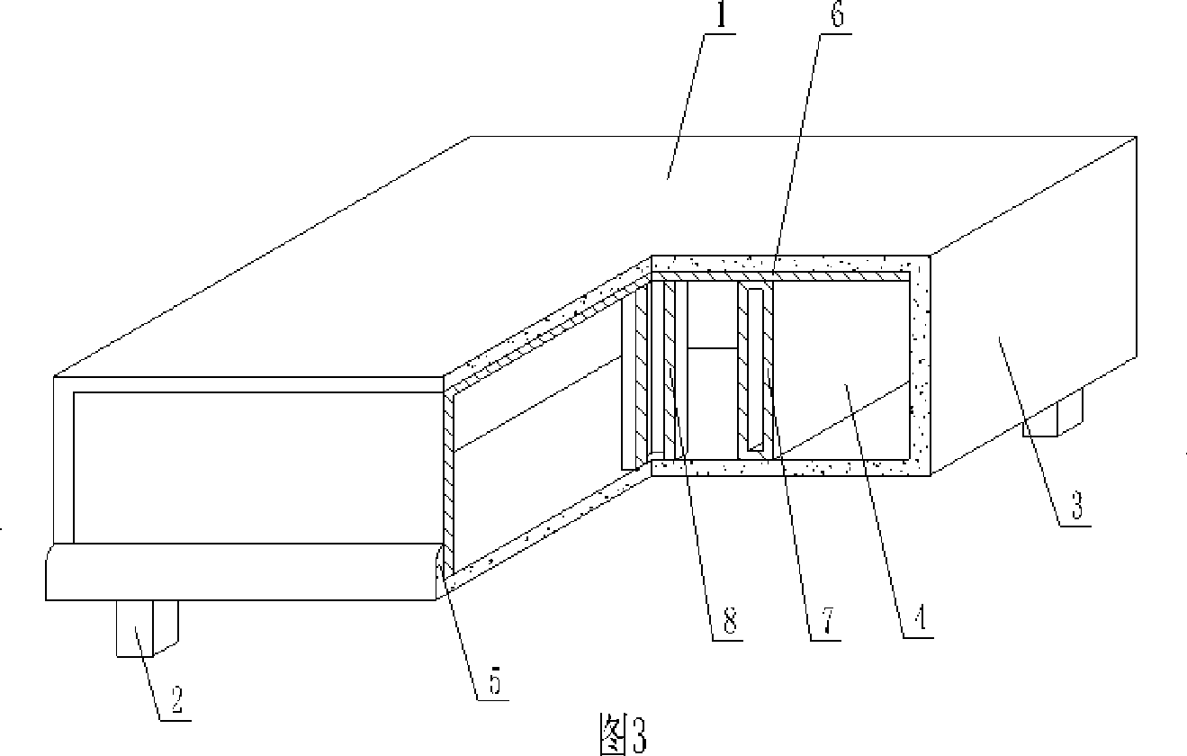 Hollow carcass for filling cast-in-situ concrete