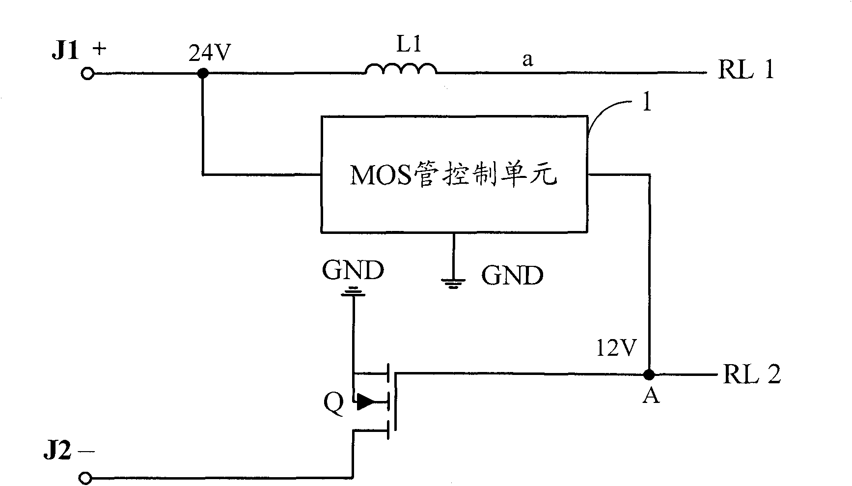 Circuit for preventing reverse connection of power supply and lamp