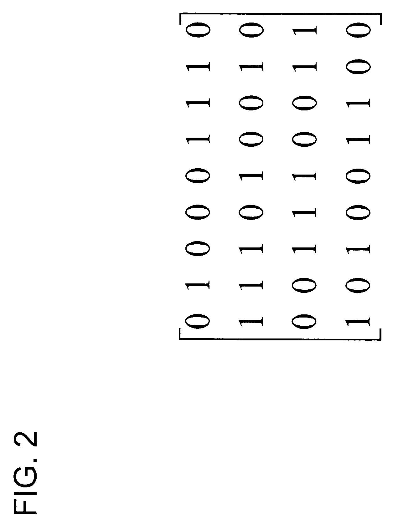 Coded pattern for an optical device and a prepared surface