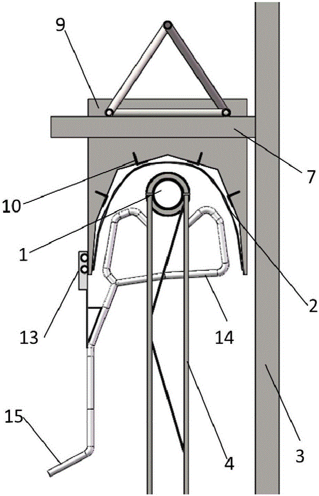 Easily cleaned heat absorber for linear Fresnel heat collecting system