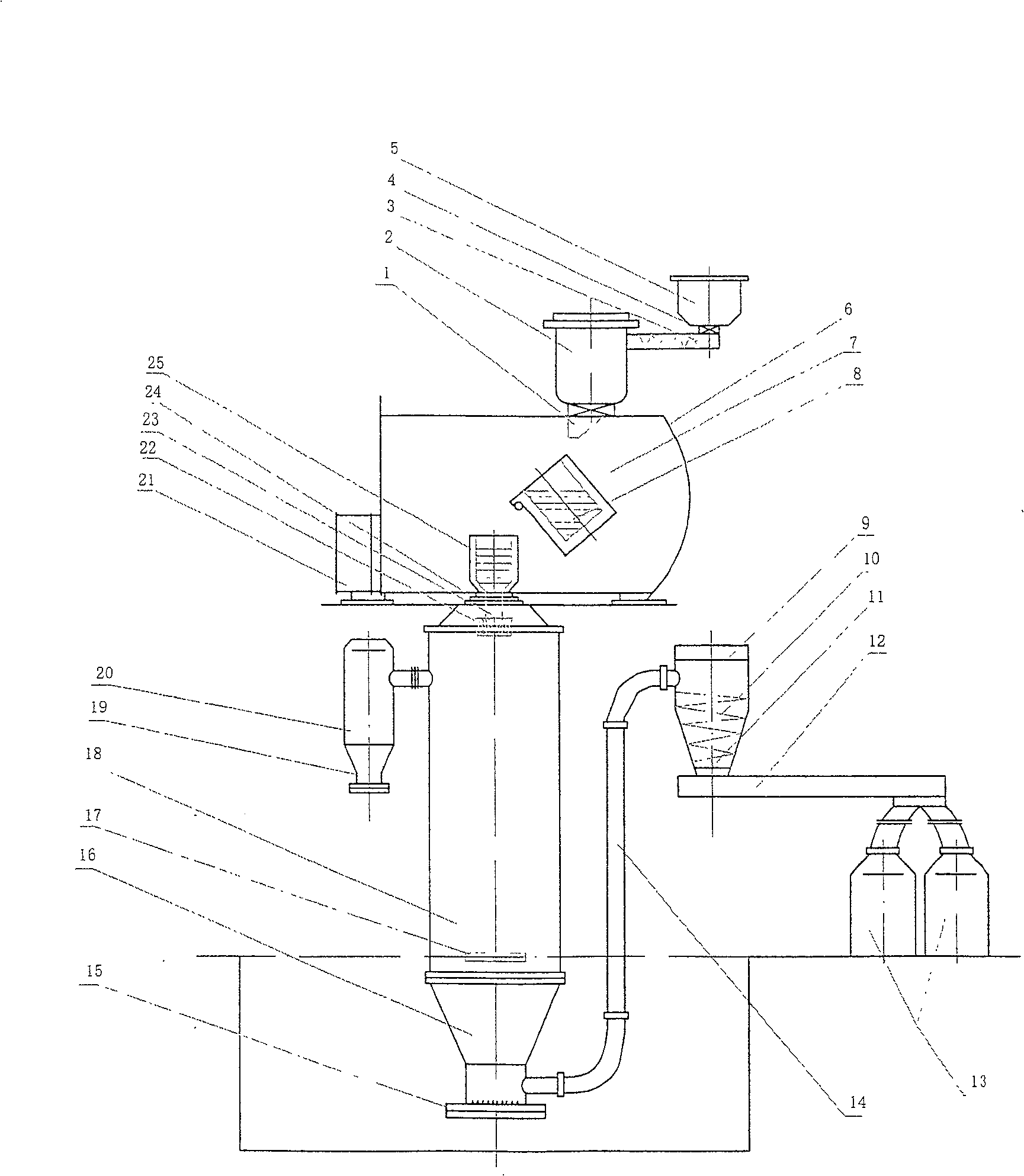 Method and apparatus for preparing rapid-solidified hydrogen-storage alloy powder material